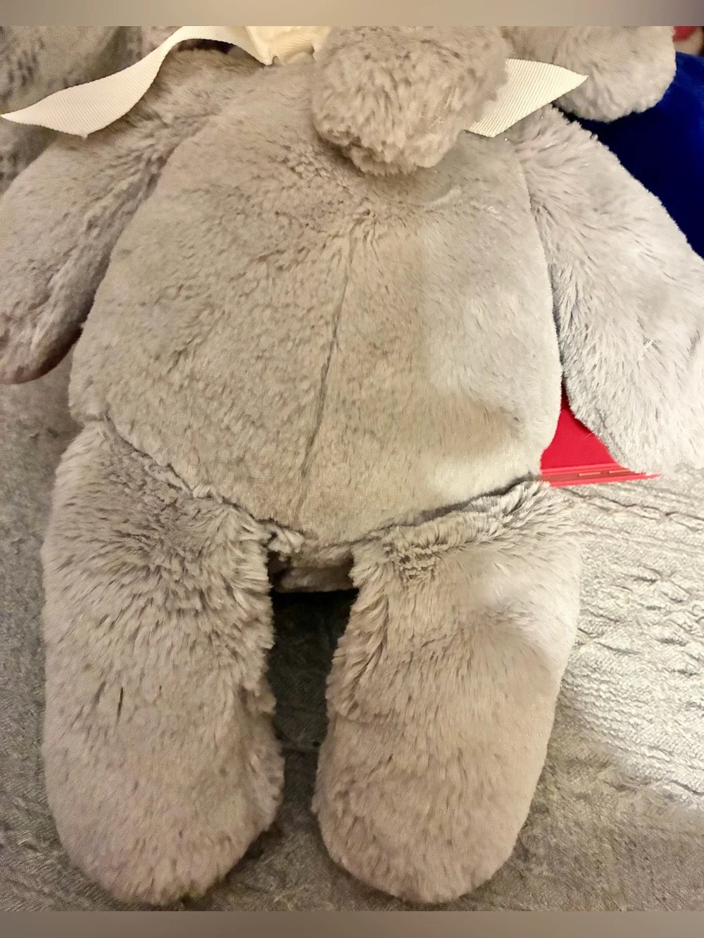 Pottery Barn Kids Nursery Collections Plush Grey Elephant. Clean & Sanitized. EC